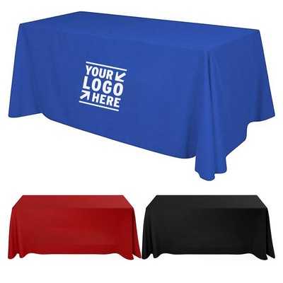 86'' x 128'' Personalized Add Your Own Logo Custom Tablecloth