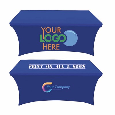 Full Color 8' Fitted Table Cover
