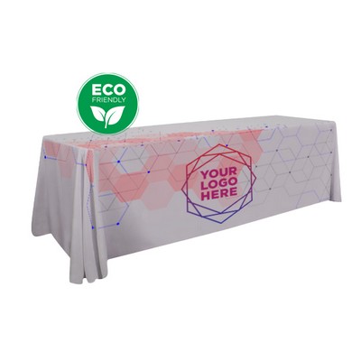 8' 4-Sided Recycled Polyester Display Cloth (Dye Sublimation Print)