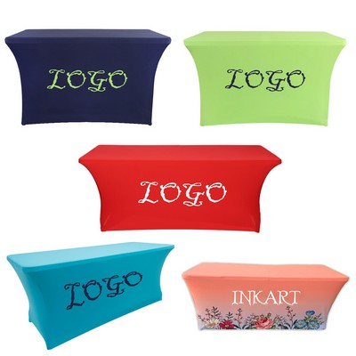 6' Flame Retardant Stretch Table Cover
