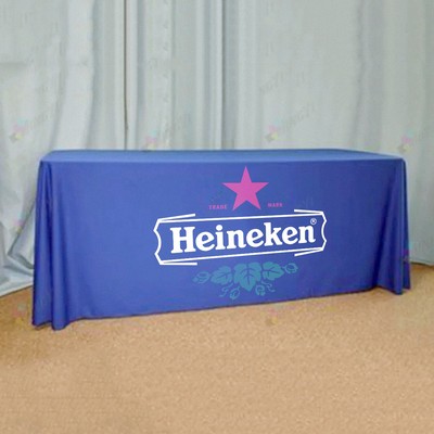 8' Digitally Printed 170GSM Polyester Premium Table cover