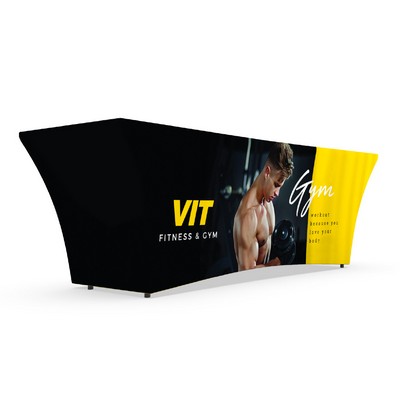 8' Dye Sublimated Stretch Fit Table Cover