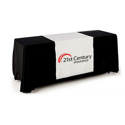 White Table Runner. Full Color