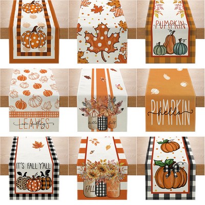 Linen Table Runner for Halloween