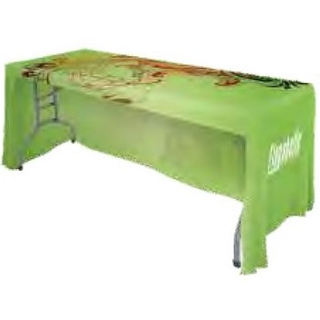 4' Open Back Table Throw w/ Graphics (4'x24"x29")