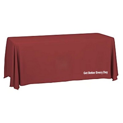 Serged Closed-Back Table Throw