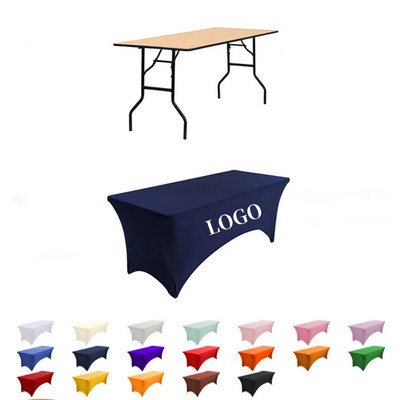 DisplaySplash 6' Premium Standard Stretch Table Cover