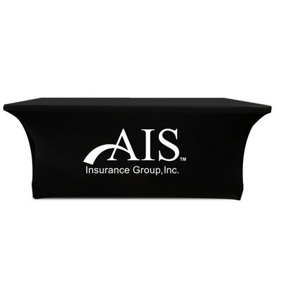 6' 4 Sided Stretch Full Color Tablecloth