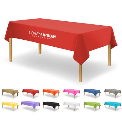 Disposable Plastic Tablecloths for Rectangle Tables